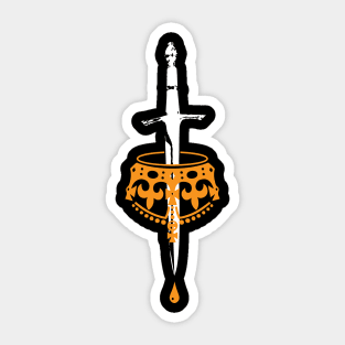 The Crown And The Sword Sticker